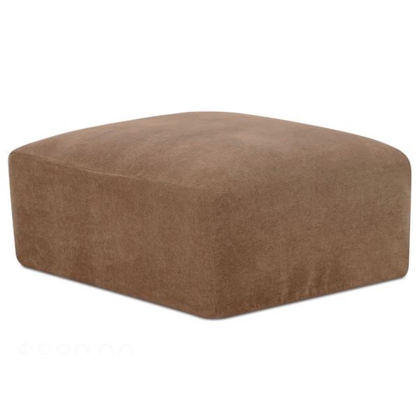 BNIB - Moe's - Isla Modular Mocha Ottoman - MSRP $889.00 - Item # OA-1082-03 - 33.8" W x 41.7" D x 1