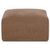 Image 2 : BNIB - Moe's - Isla Modular Mocha Ottoman - MSRP $889.00 - Item # OA-1082-03 - 33.8" W x 41.7" D x 1