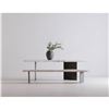 Image 3 : BNIB - Moe's Evans Dining Table - Msrp $3349 - VE-1085-18-0 - 94"L x 38"W x 30"H