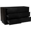 Image 4 : BNIB - Moe's - Povera 6 Drawer Dresser in Black - MSRP $2,849.00 - JD-1062-02 - 51.0" W X 20.0" D X 