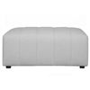 Image 2 : BNIB - Moes - Lyric Modular - Ottoman - Oatmeal - MSRP $729 - MT-1026-34 - 41" W x 39" D x 17" H