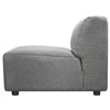 Image 3 : BNIB - Moes - Lyric Modular - Slipper Chair - Grey - MSRP $729 - MT-1024-15 - 32" W x 39" D x 29" H