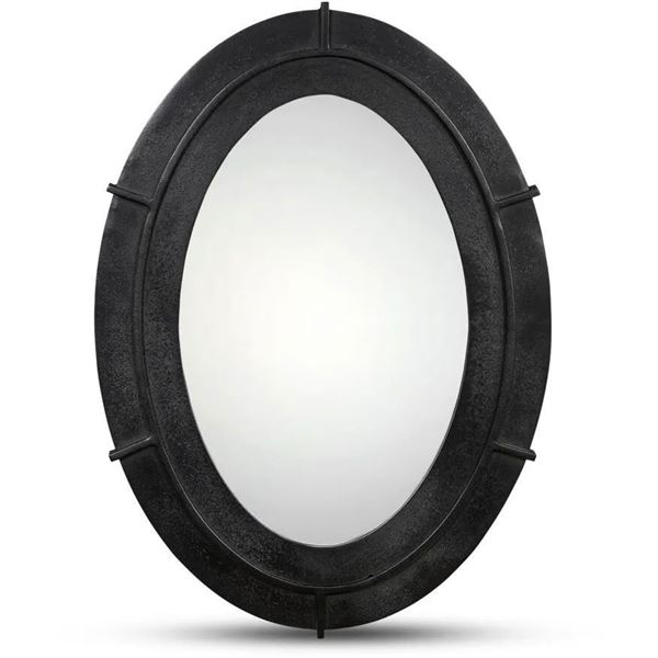 BNIB - Moe's - Antoni Mirror Small Black - MSRP $399.00 - Item # PZ-1015-02 - 18" W x 1.5" D x 25" H