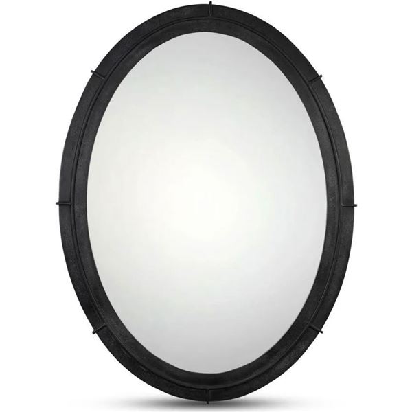 BNIB - Moe's - Antoni Mirror - Large - Black - MSRP $999.00 - Item # PZ-1014-02 - 36" W x 1.5" D x 4