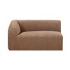 Image 2 : BNIB - Moe's - 4pc Isla Mocha Modular Set - Includes Left Arm Facing Chair, Ottoman, Slipper Chair, 