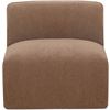 Image 4 : BNIB - Moe's - 4pc Isla Mocha Modular Set - Includes Left Arm Facing Chair, Ottoman, Slipper Chair, 