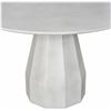Image 2 : BNIB - Moes - Templo Round Dining Table - Antique White - MSRP $2,199 - JK-1010-18-0 - 47" W x 47" D
