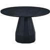 Image 2 : BNIB - Moes - Templo Round Dining Table - Black - MSRP $2,299 - JK-1010-02-0 - 47.2" W x 47.2" D x 2