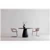 Image 5 : BNIB - Moes - Templo Round Dining Table - Black - MSRP $2,299 - JK-1010-02-0 - 47.2" W x 47.2" D x 2