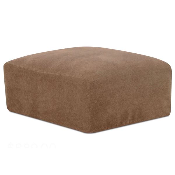 BNIB - Moe's - Isla Modular Mocha Ottoman - MSRP $889.00 - Item # OA-1082-03 - 33.8" W x 41.7" D x 1