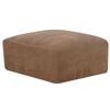 Image 1 : BNIB - Moe's - Isla Modular Mocha Ottoman - MSRP $889.00 - Item # OA-1082-03 - 33.8" W x 41.7" D x 1