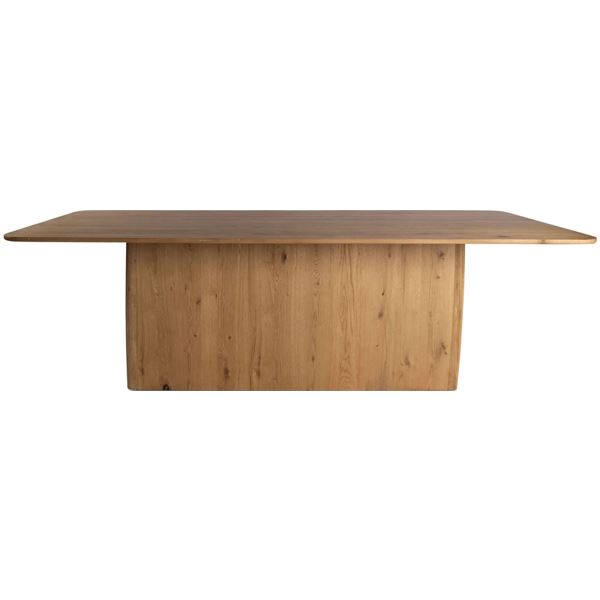 BNIB - Moe's - Winston Dining Table - Rustic Oak - MSRP $4,299 - Item # QO-1019-24-0 - 97.0" W - 42"
