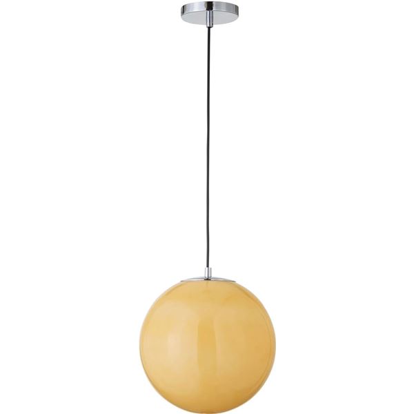 BNIB - Moes Ida Pendant Light - Amber Glass - MSRP $349 - ZA-1014-30 - 12"W x 12"D x 54"H