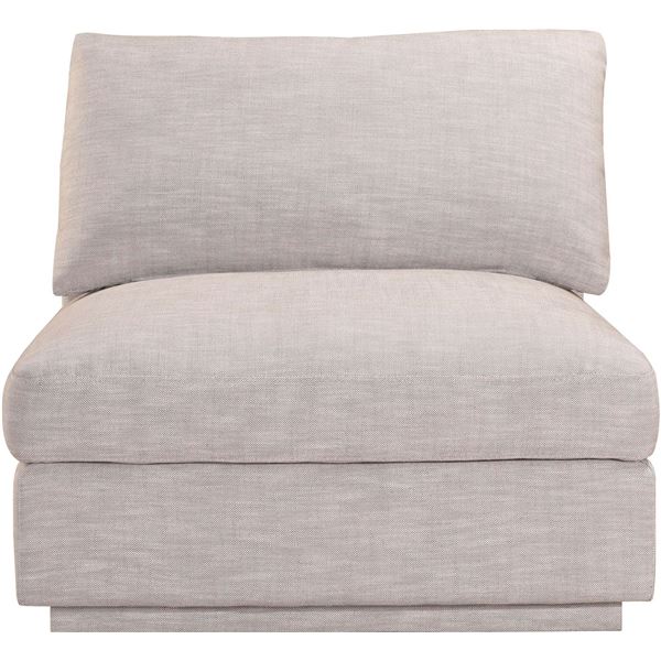 BNIB - Moe's - Justin Modular Slipper Chair - Taupe - MSRP $1,349 - Item # RN-1103-39 - 38" W - 38"