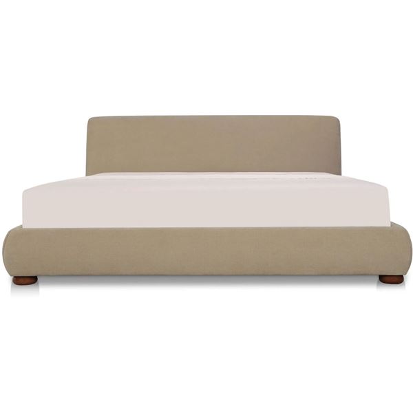 BNIB - Moe's - Beau Storage Bed - Queen - Warm Beige - MSRP $2,749 - Item # RN-1157-34 - 71.00" W -