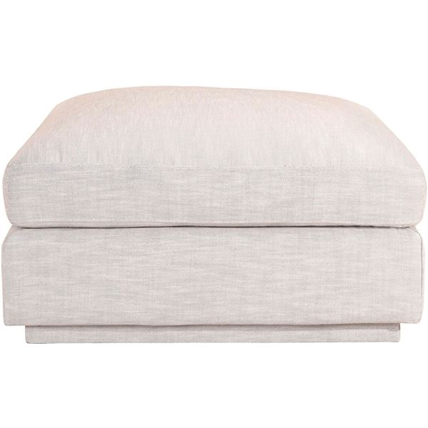 BNIB - Moe's - Justin Modular Ottoman - Taupe - MSRP $929 - Item # RN-1101-39 - 38" W - 36" D - 22"