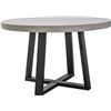 Image 2 : BNIB - Moe's Vault Dining Table - White - Msrp $1849 - VH-1002-18-0 - 47"L x 47"W x 30"H