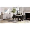 Image 4 : BNIB - Moe's Vault Dining Table - White - Msrp $1849 - VH-1002-18-0 - 47"L x 47"W x 30"H