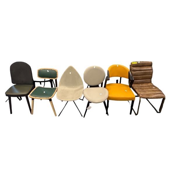 Lot of 6 - Assorted chairs...