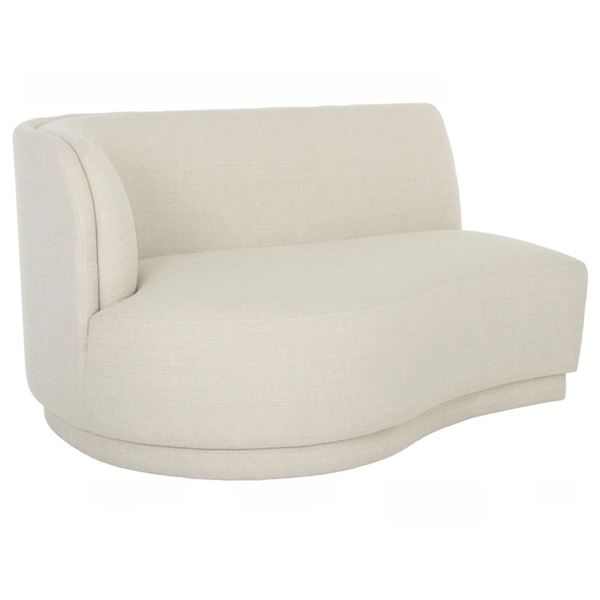 BNIB - Moes - Yoon Modular Left Facing 2-Seat Chaise - Sweet Cream - MSRP $2,999 - JM-1017-05 - 59.5