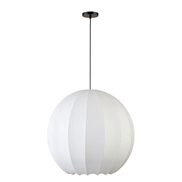 BNIB - Moe's Illume Large Pendant Light - White Silk - MSRP $899 - ZA-1010-18 - 28"W x 28"D x 70"H