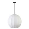 Image 1 : BNIB - Moe's Illume Large Pendant Light - White Silk - MSRP $899 - ZA-1010-18 - 28"W x 28"D x 70"H
