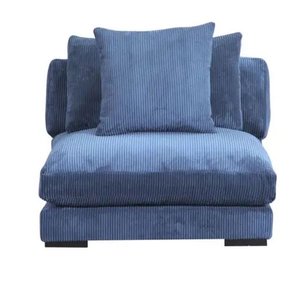 BNIB - Moe's Tumble Modular Slipper Chair - Navy - MSRP $1149 - UB-1008-46 - 43.5"W x 43.5"D x 21"H