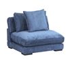 Image 2 : BNIB - Moe's Tumble Modular Slipper Chair - Navy - MSRP $1149 - UB-1008-46 - 43.5"W x 43.5"D x 21"H