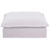 Image 3 : BNIB - Moe's Olivia Modular White Ottoman - Msrp $1149 - UB-1024-18 - 39"W - 43.75"D - 17.25"H