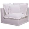 Image 2 : BNIB - Moe's Olivia Modular White Corner Chair - Msrp $1549 - UB-1025-18 - 40"W x 40"D x 31.75"H