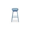 Image 5 : BNIB - Moe's - Piazza Outdoor Barstool - Blue - Set of Two - MSRP $289 - Item # QX-1004-26 - 19.29" 