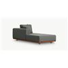 Image 1 : BNIB - Sundays - Sunny Days Modular Outdoor Chaise Left Facing Pepper - MSRP $3,150 - OUT-MO-006-025