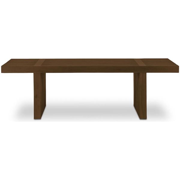 BNIB - Moe's Fletcher Outdoor Coffee Table - Brown - Msrp $2849 - TA-1019-03 - 32"W x 50"D x 15"H