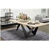 Image 3 : New- Moe's Bird Dining Table (base not in box)- Msrp $3349 - VE-1068-24-0 - 88"L x 38"W x 30"H