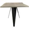 Image 5 : New- Moe's Bird Dining Table (base not in box)- Msrp $3349 - VE-1068-24-0 - 88"L x 38"W x 30"H