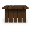 Image 3 : BNIB - Moe's Denby Outdoor Coffee Table - Brown - Msrp $2599 - TA-1016-03 - 35"W x 65"D x 18"H