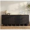 Image 2 : BNIB - Moe's Marcelle Sideboard - Black - MSRP $3,899 - VL-1099-02 - 80"W x 17.75"D x 32.63"H