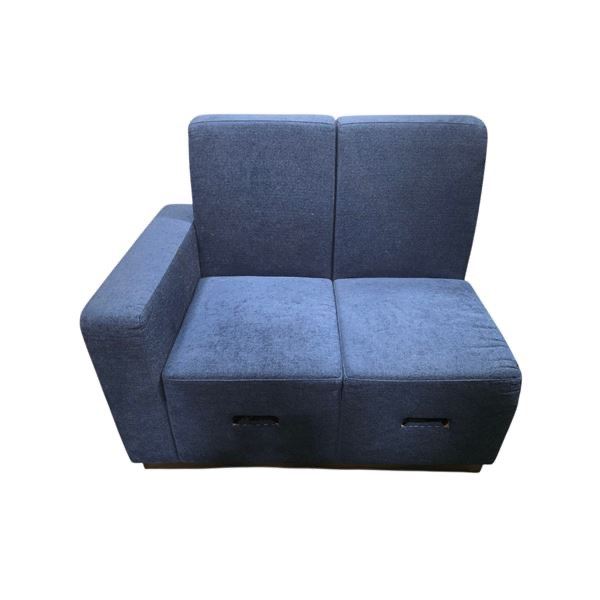 New - Business Centre 2 Seat Sofa - Arm on one Side - 42"W x 28"D x 36"H