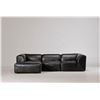 Image 2 : BNIB - Moe's - Form Modular Vantage Slipper Chair Black Leather - MSRP $2,199.00 - XQ-1002-02 - 31.0