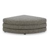 Image 1 : BNIB - Moe's - Lowtide Ottoman - Stone Tweed - MSRP $999 - 39.37" x 39.37" x 15.35"