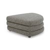 Image 2 : BNIB - Moe's - Lowtide Ottoman - Stone Tweed - MSRP $999 - 39.37" x 39.37" x 15.35"