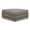 Image 3 : BNIB - Moe's - Lowtide Ottoman - Stone Tweed - MSRP $999 - 39.37" x 39.37" x 15.35"