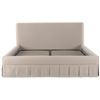 Image 3 : BNIB - Moes - Maren King Bed Beige - MSRP $3,649 - 85" W x 92" D x 45.3" H