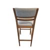 Image 3 : Modern Upholstered Gray Fabric Barstool...