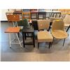 Image 2 : Lot of 4 - Office Task Chair and Bar stools.