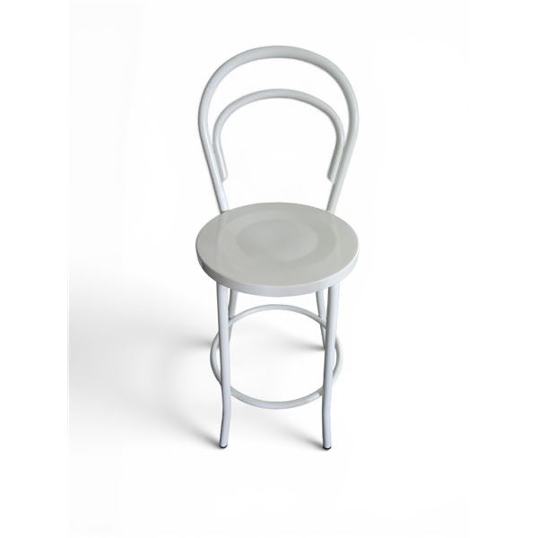 New open Box - Modern Thonet Style Bentwood Counter Stool White...