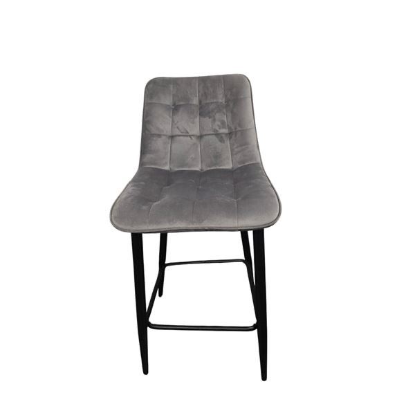 Grey Velvet Bar Chair, RV: $