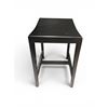 Image 1 : Black Wooden Vanity Stool, H24" x 16" x 13.5" - RV: $145...