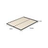 Image 2 : Group of BNIB Zinus Easy Assembly Wood Slat- Retail Value: $129.73 per box Approx: 1.6 Inch.