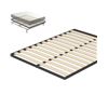 Image 3 : Group of BNIB Zinus Easy Assembly Wood Slat- Retail Value: $129.73 per box Approx: 1.6 Inch.